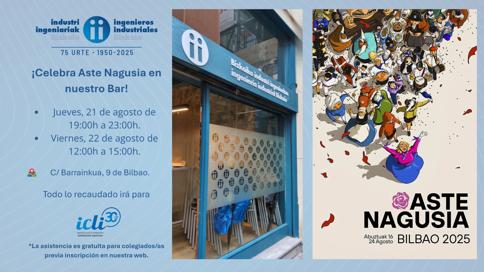 Celebra con nosotros Aste Nagusi